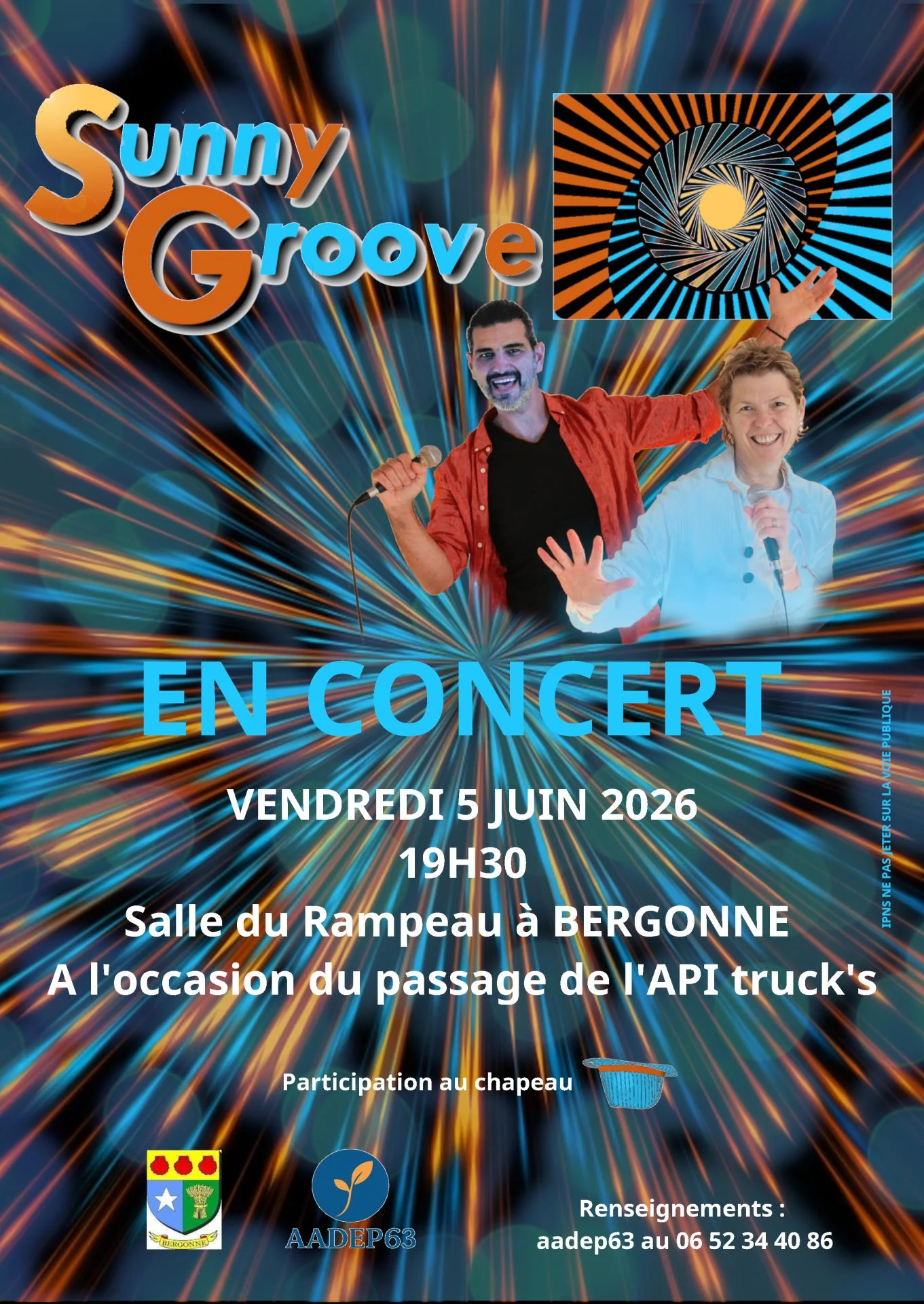 Affiche sunny groove bergonne 1